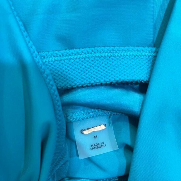 Old Navy Teal V-Neck Tankini Swim Top NWOT MSRP $39.99 - Picture 3 of 7